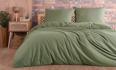 vente privée Ensemble de parure de Lit : Vert / 140 x 200 cm