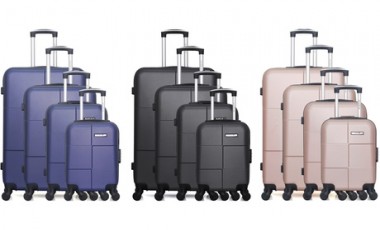 vente privée Set de 4 valises : Vert foncé