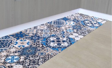 vente privée Tapis de cuisine Majolica : Modèle 111 / 50 x 150 cm