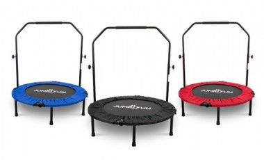 vente privée Trampoline de gymnastique ajustable ultra-compact Boost Fitness : 92 cm / Rouge