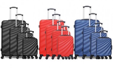 vente privée Ensemble de 4 valises à roulettes : Bleu marine
