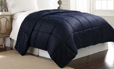 vente privée Couette réversible et hypoallergénique. Sampur : 140 x 200 cm / Gris