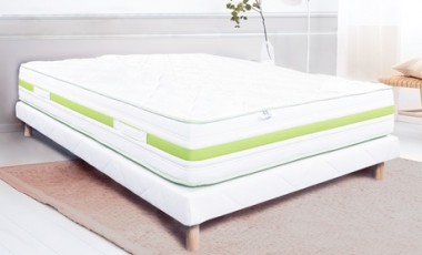 vente privée Sommier tapissier gamme Prestige Hôtel : Beige / 90 x 190 cm