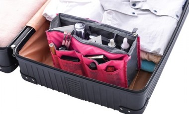 vente privée Organisateur de sac à main : 3 / Rose + Violet + Bleu ciel