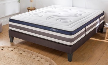 vente privée Matelas à mémoire de forme de Maison Aubertin : 90 x 200 cm / Avec sommier