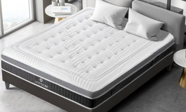 vente privée Matelas Elegance à mémoire de forme : 90 x 200 cm / Sans sommier ni accessoires