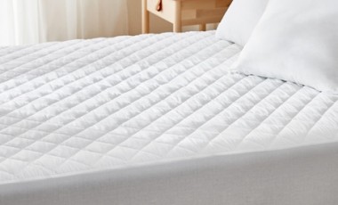 vente privée Protège-matelas imperméable rembourré Aloe Vera : 90 x 190-200 cm