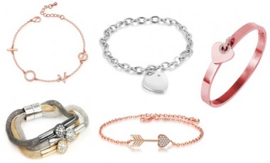 vente privée Bracelets ornés de cristaux de Swarovski® avec breloques Eira Wen® : Bracelet tennis pavé avec charmant larme / Argent