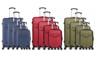 vente privée Lot de 4 valises CHELSEA-M American travel : Kaki