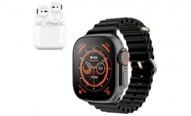 vente privée Montre intelligente Ultra 8 avec écouteurs sans fil