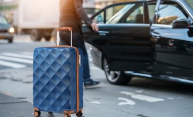 vente privée Bagage(s) avec design en forme de losange : 13 - 20 - 24 et 28 pouces / Noir / x 4