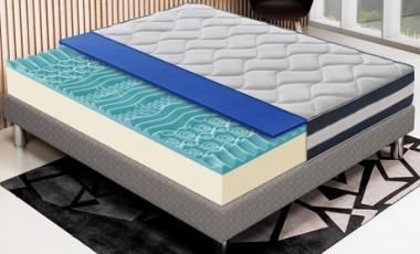 vente privée Matelas à mémoire de gel : 90 x 190