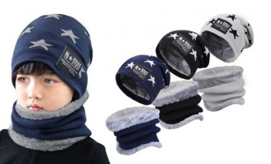 vente privée Bonnet pour enfant avec cache-cou : Sans cache-cou / 1 / Gris