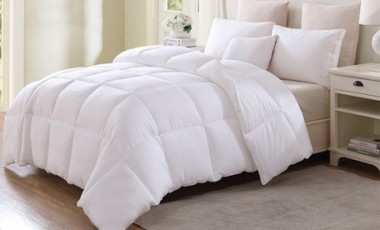 vente privée Couette Magique mi-saison Sampur XXL pliable et zippable : 135 x 200 cm / Gris