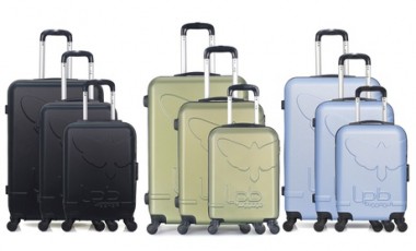 vente privée Set de 3 valises Norine-A : Or bleu