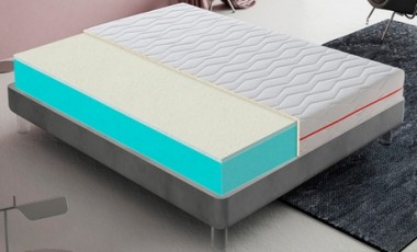 vente privée Matelas Memory Air Regenera déhoussable 22 cm : 90 x 200 cm