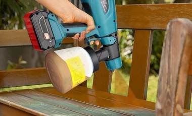 vente privée Pulvérisateur électrique sans fil avec 3 modes de pulvérisation 2 piles 48 V et réservoir de 800 g
