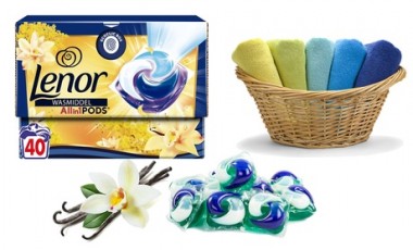 vente privée 40 80 ou 160 capsules de lessive Lenor All in One : 40 capsules