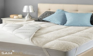vente privée Surmatelas Sherpa réversible Sampur : 180 x 200 cm