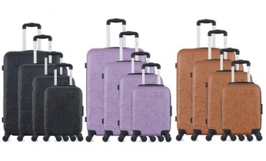 vente privée Lot de 4 valises Naïs-M de LPB : Argenté